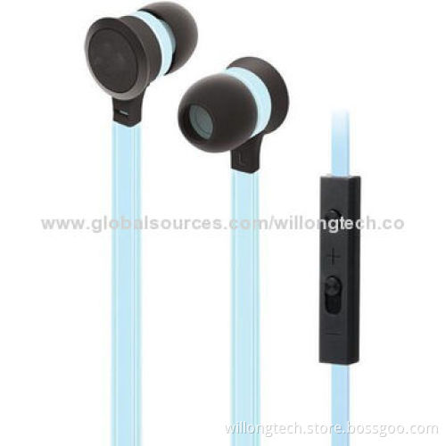 Noise-cancelling Stylish Earphones for Mobiles, with Volume Control